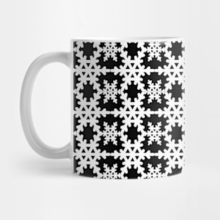 Snowflakes seamless pattern Mug